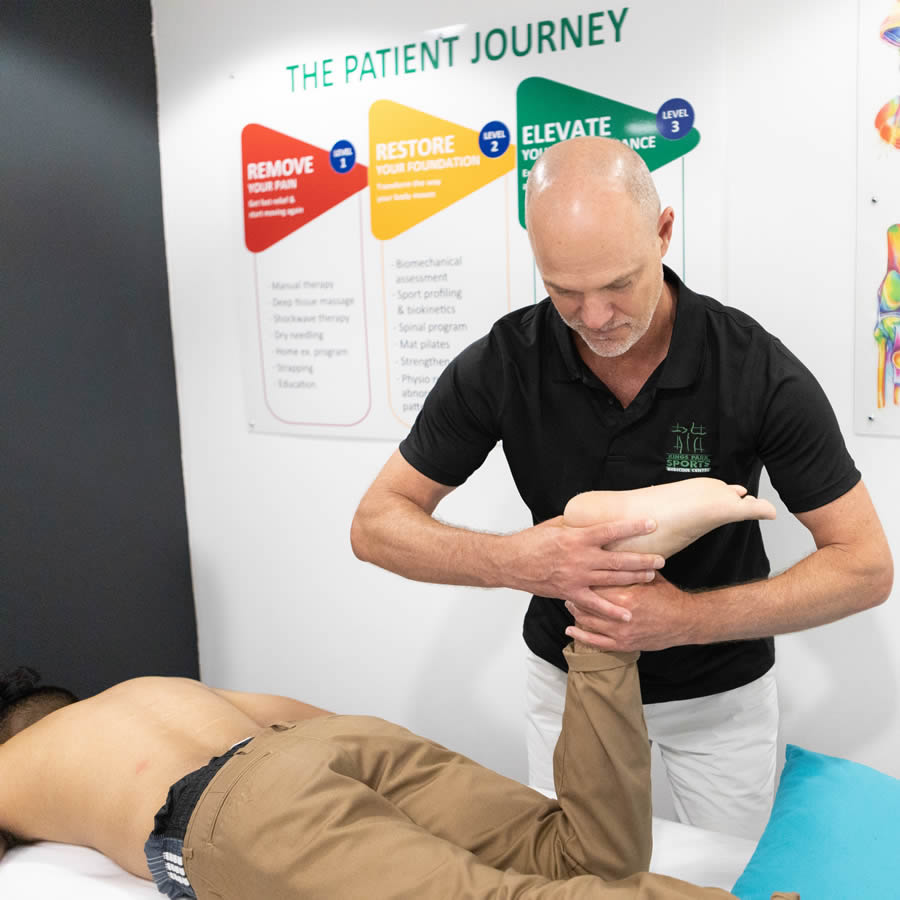 Physiotherapy treatment room at Brookwood Physio Physiotherapy treatment room at Brookwood Physio